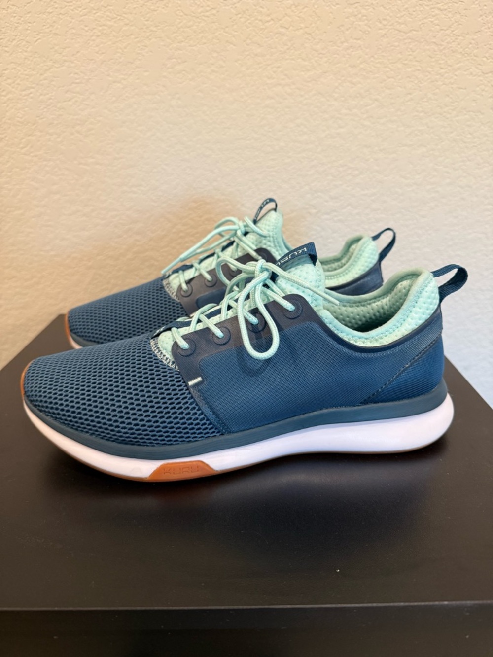 KURU Teal and Mint Athletic Sneakers - Picture 3 of 15